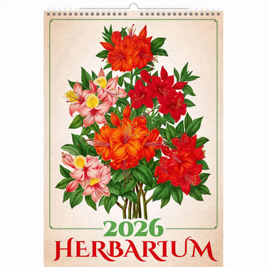 Botanical herbarium Calendar A3+ 2026+